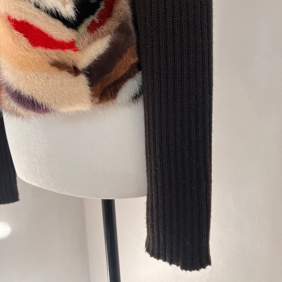 Vintage Mink and Wool Sweater/Jacket - Picture 12 of 15